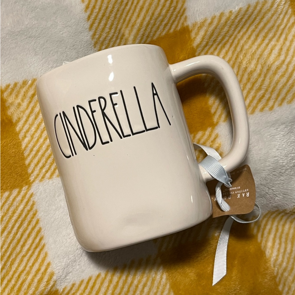 NWT Rae Dunn Cinderella double sided mug